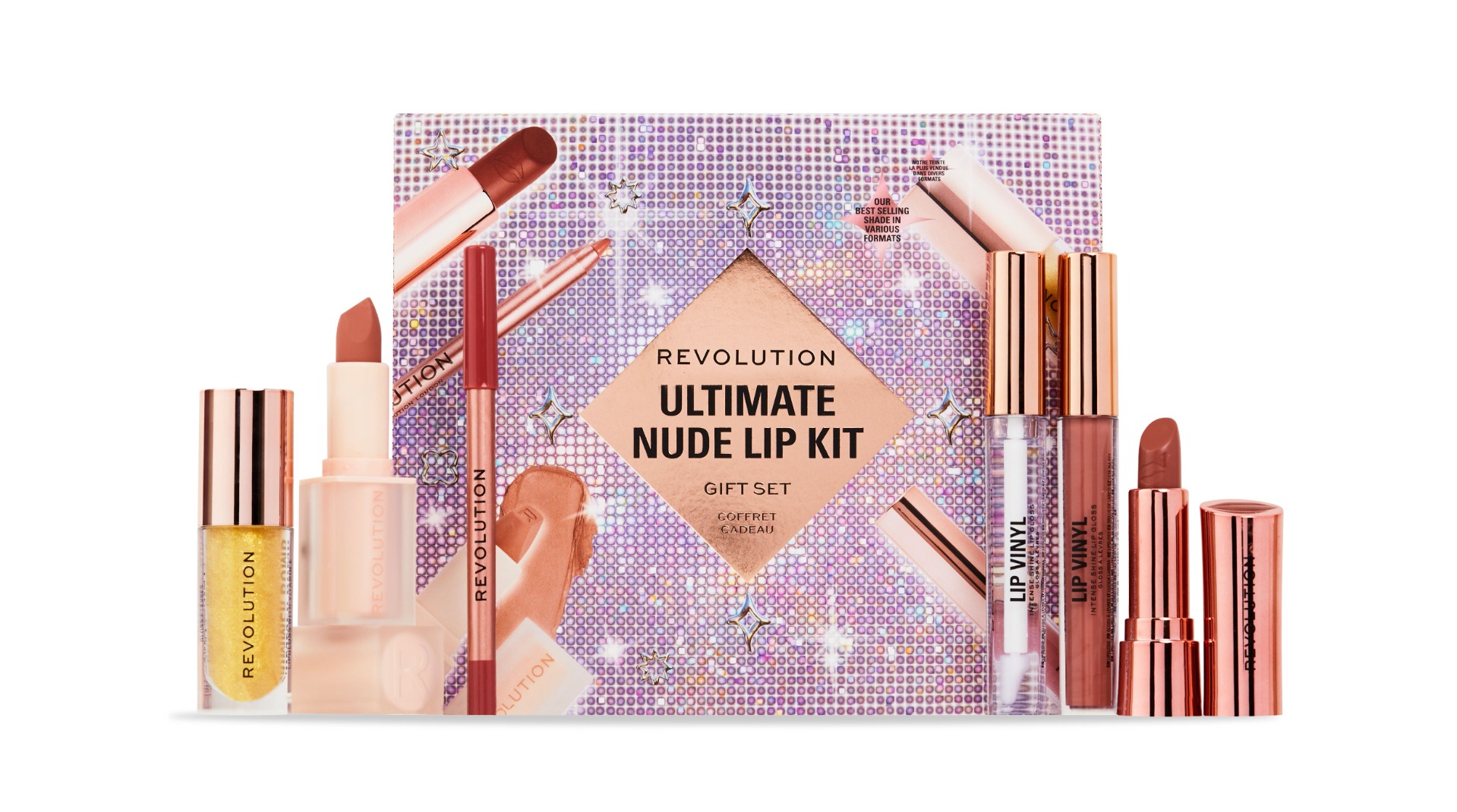 Revolution Ultimate Nude Lip Kit dárková sada 6 ks Revolution