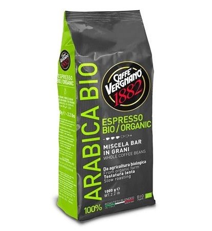 Vergnano Arabica BIO 100% Arabica zrnková káva 1000 g Vergnano