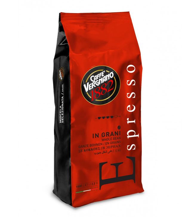 Vergnano Espresso 80% Arabica 20% Robusta zrnková káva 1000 g Vergnano