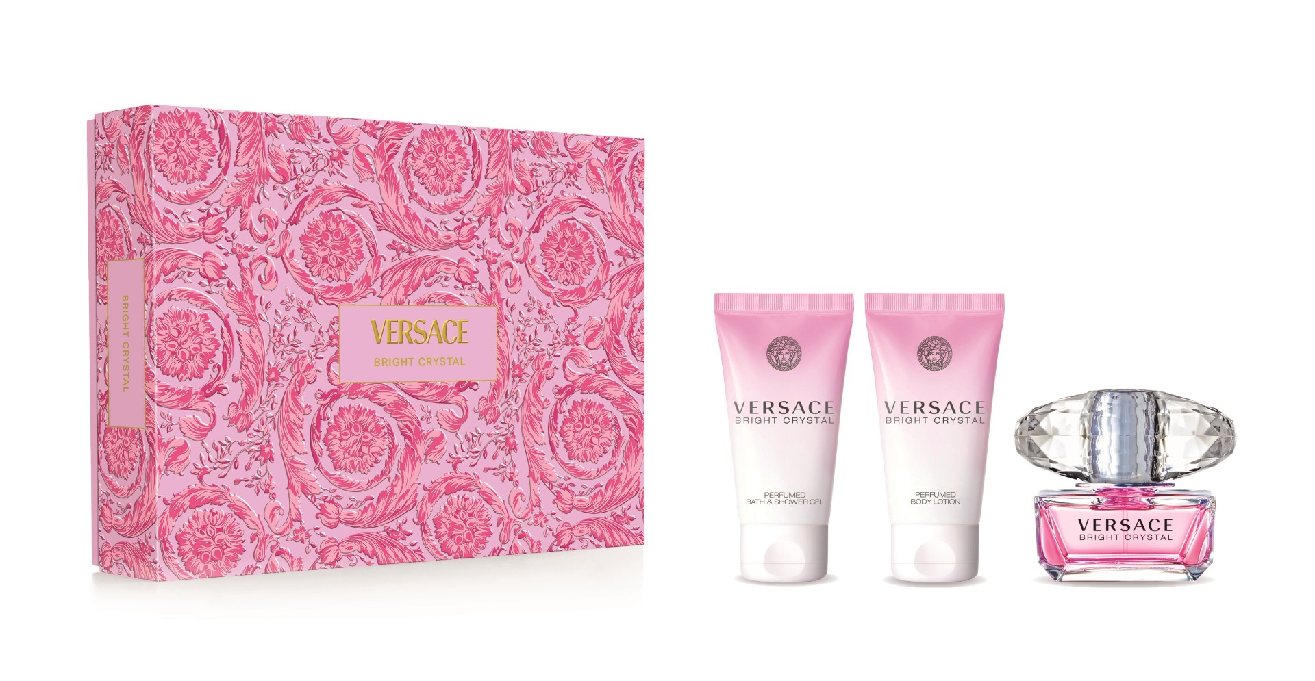 Versace Bright Crystal dárkový set pro ženy 3 ks Versace