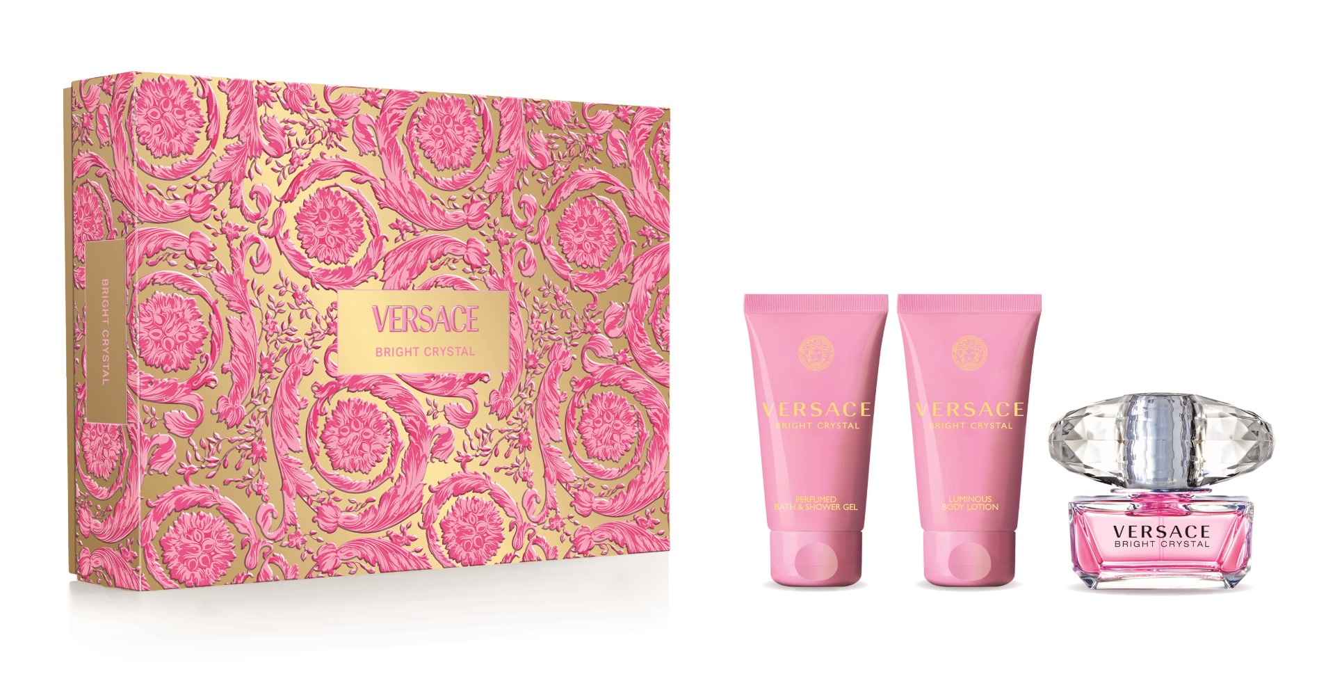 Versace Bright Crystal dárkový set pro ženy 3 ks Versace