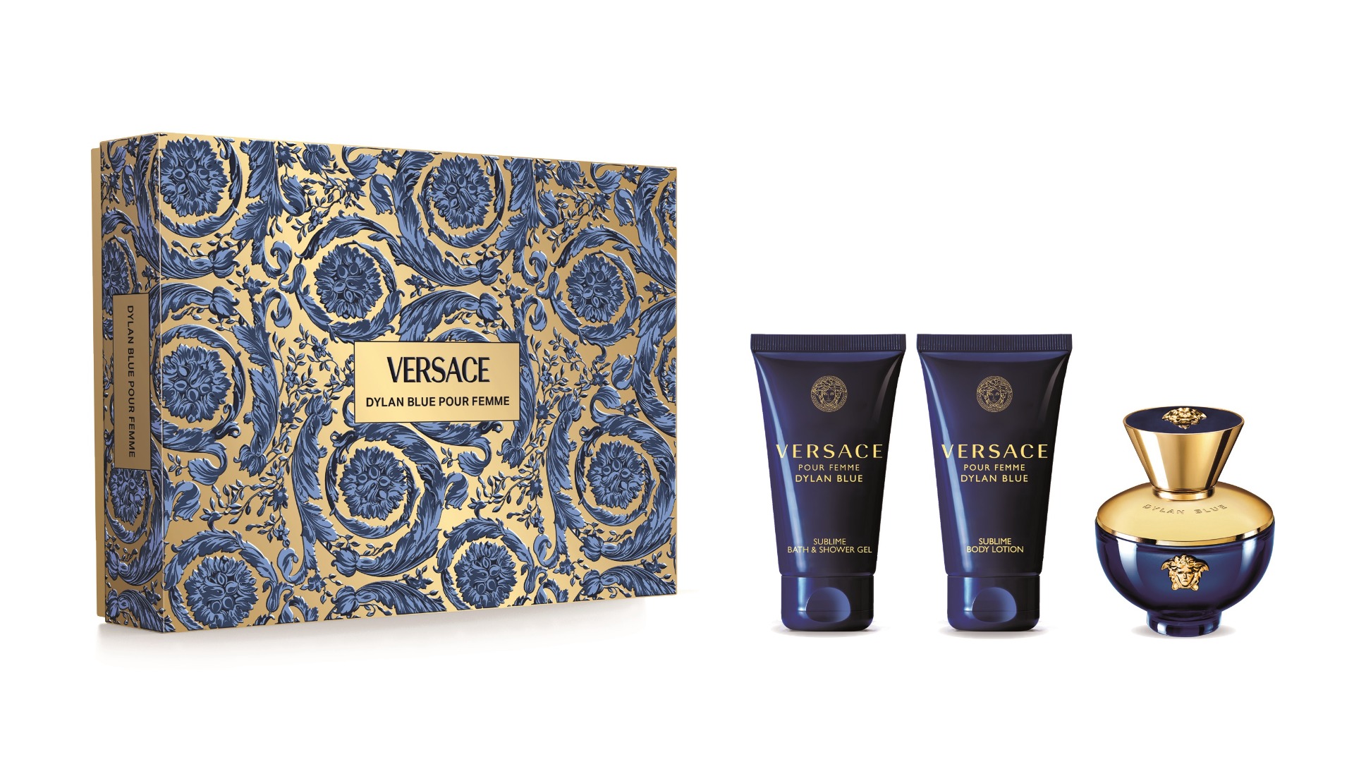 Versace Dylan Blue pour Femme dárkový set pro ženy 3 ks Versace