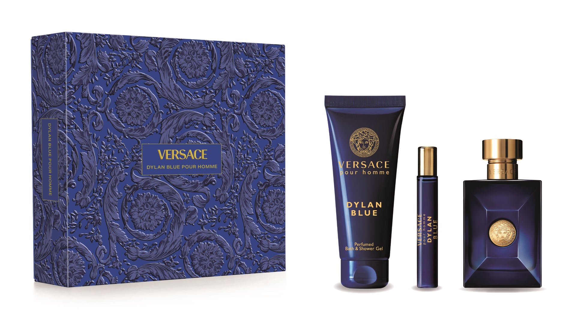 Versace Dylan Blue pour Homme dárkový set pro muže 3 ks Versace