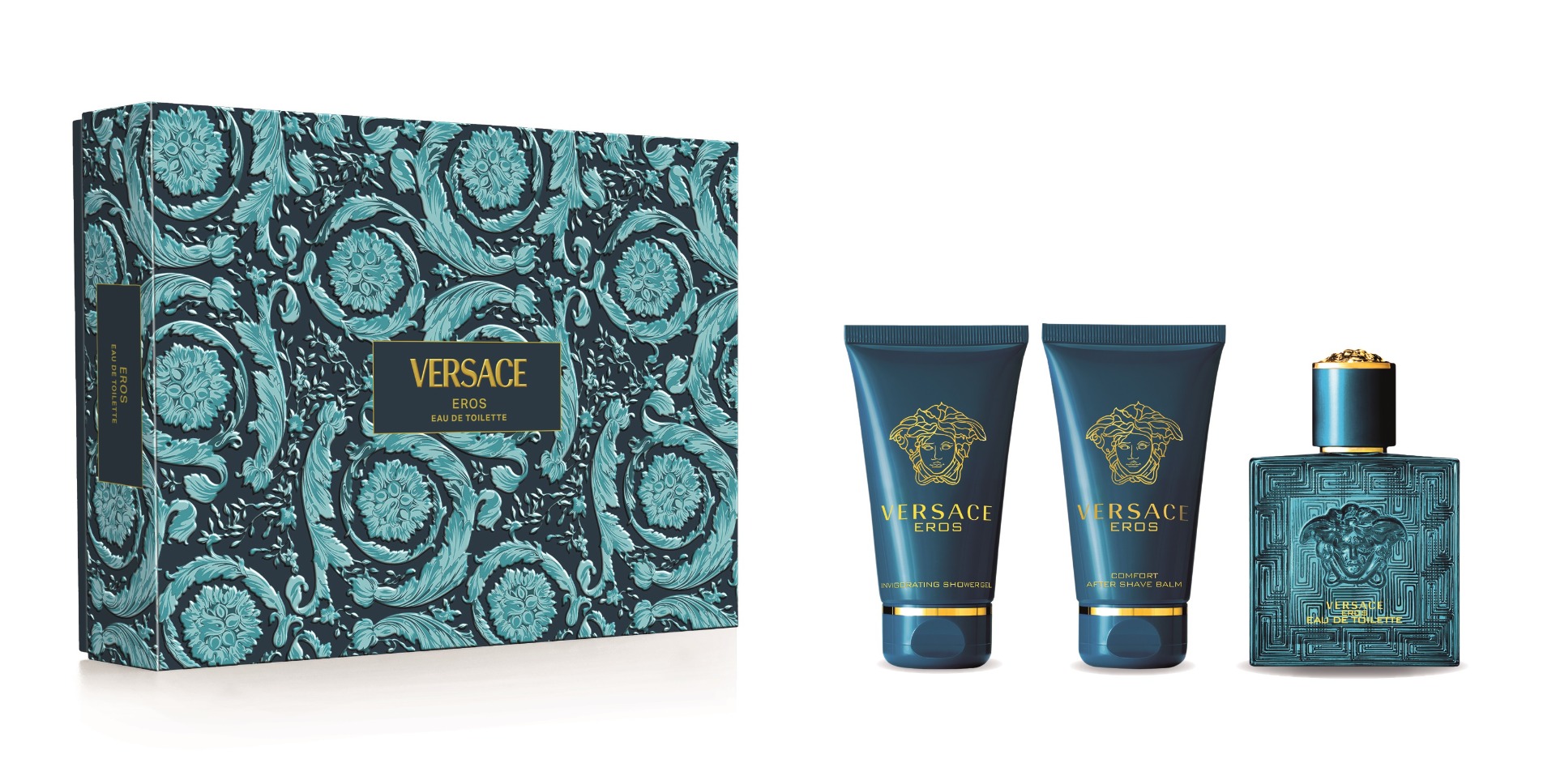 Versace Eros dárkový set pro muže 3 ks Versace