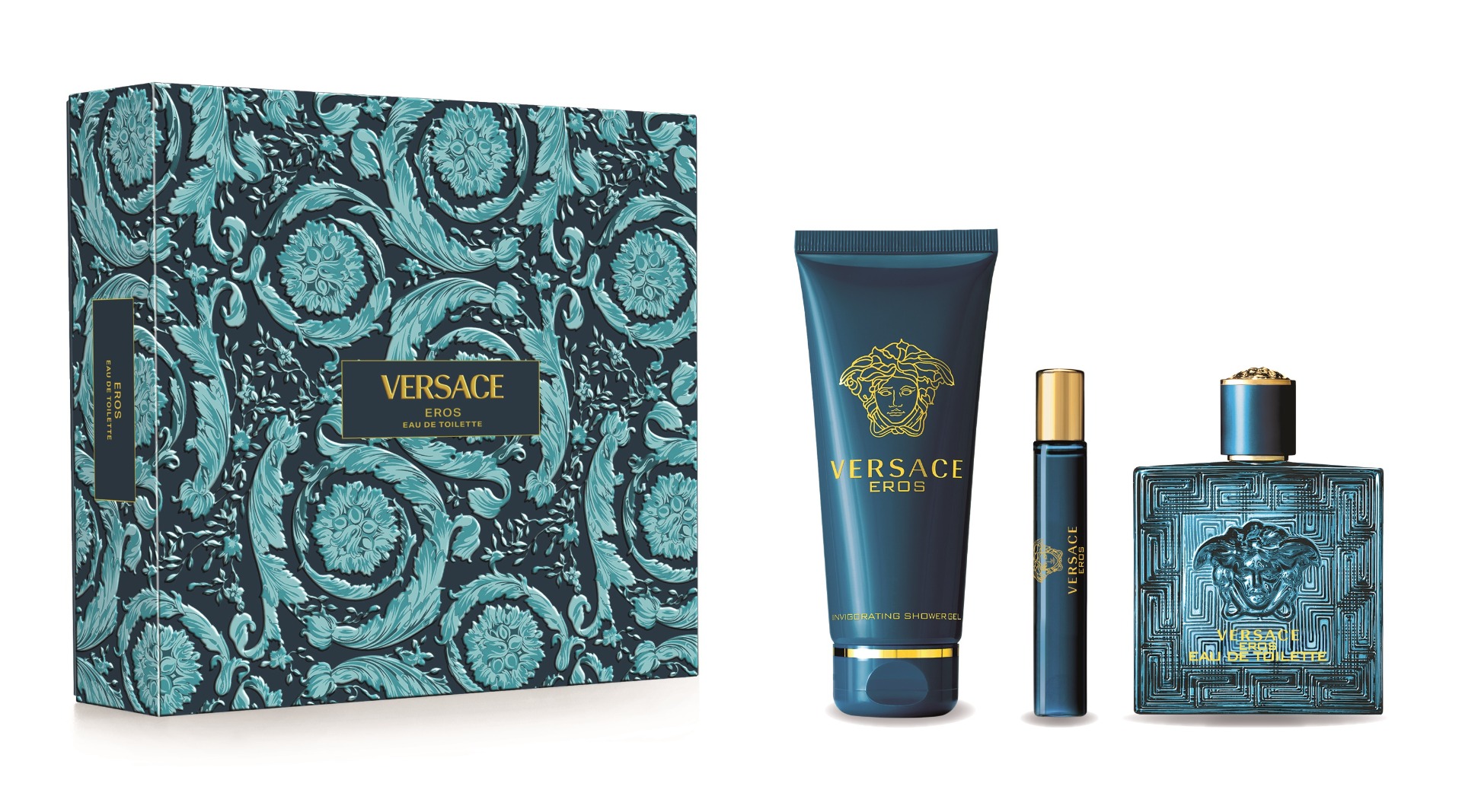 Versace Eros dárkový set pro muže 3 ks Versace