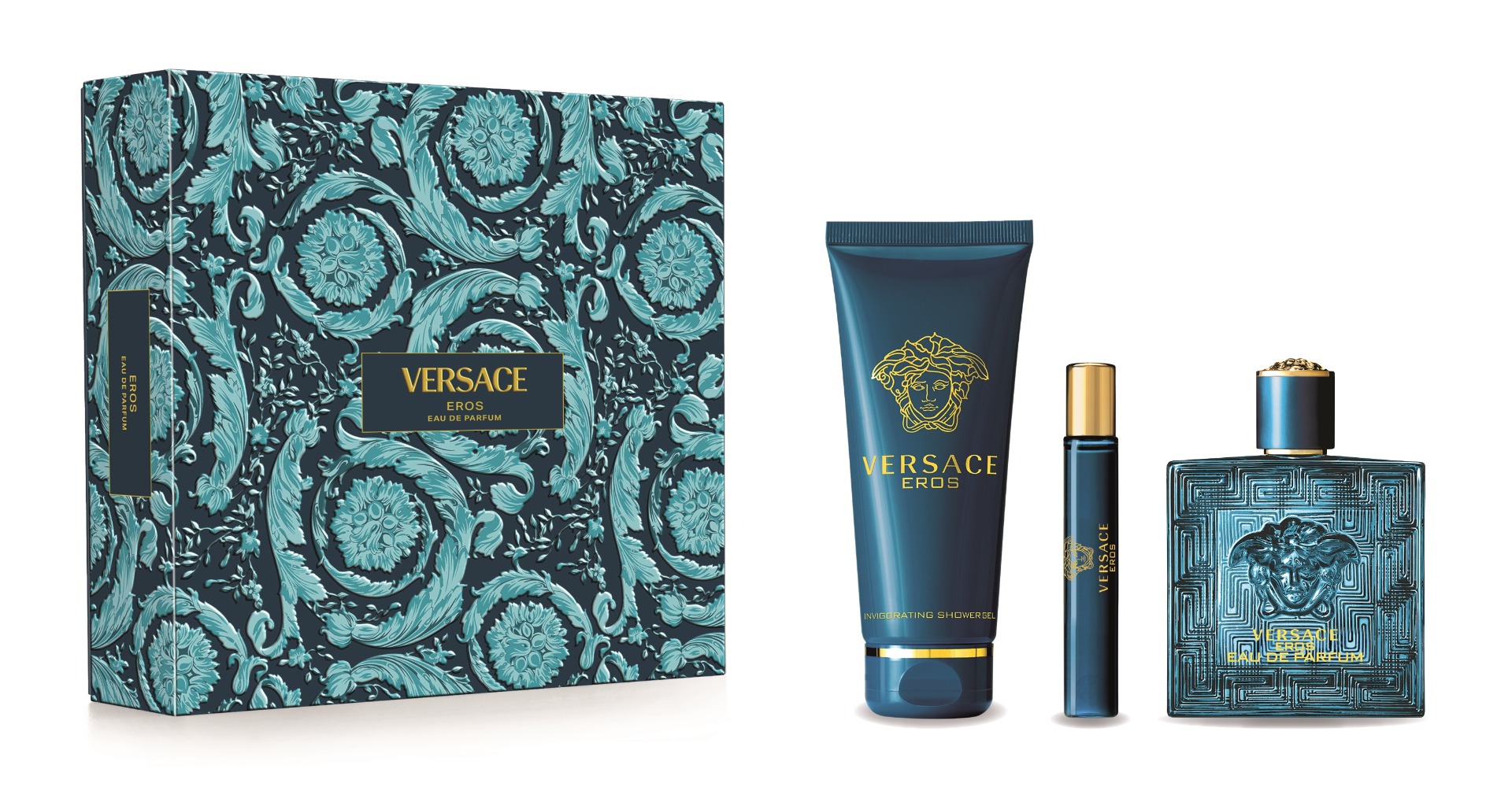 Versace Eros dárkový set pro muže 3 ks Versace