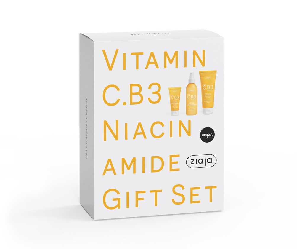 Ziaja Vitamin C.B3 Niacinamide dárková sada 3 ks Ziaja