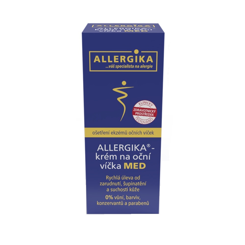 ALLERGIKA Krém na oční víčka MED 15 ml ALLERGIKA