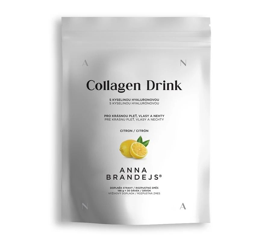 ANNA BRANDEJS Collagen Drink citron 198 g ANNA BRANDEJS