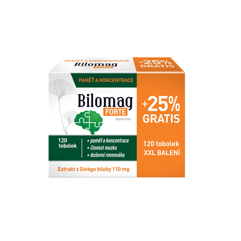 Bilomag FORTE + 25 % navíc 120 tobolek Bilomag