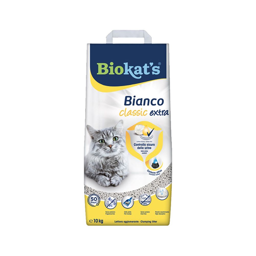 Biokats Podestýlka bianco extra classic 10 kg Biokats