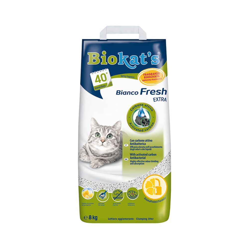 Biokats Podestýlka bianco fresh extra 8 kg Biokats