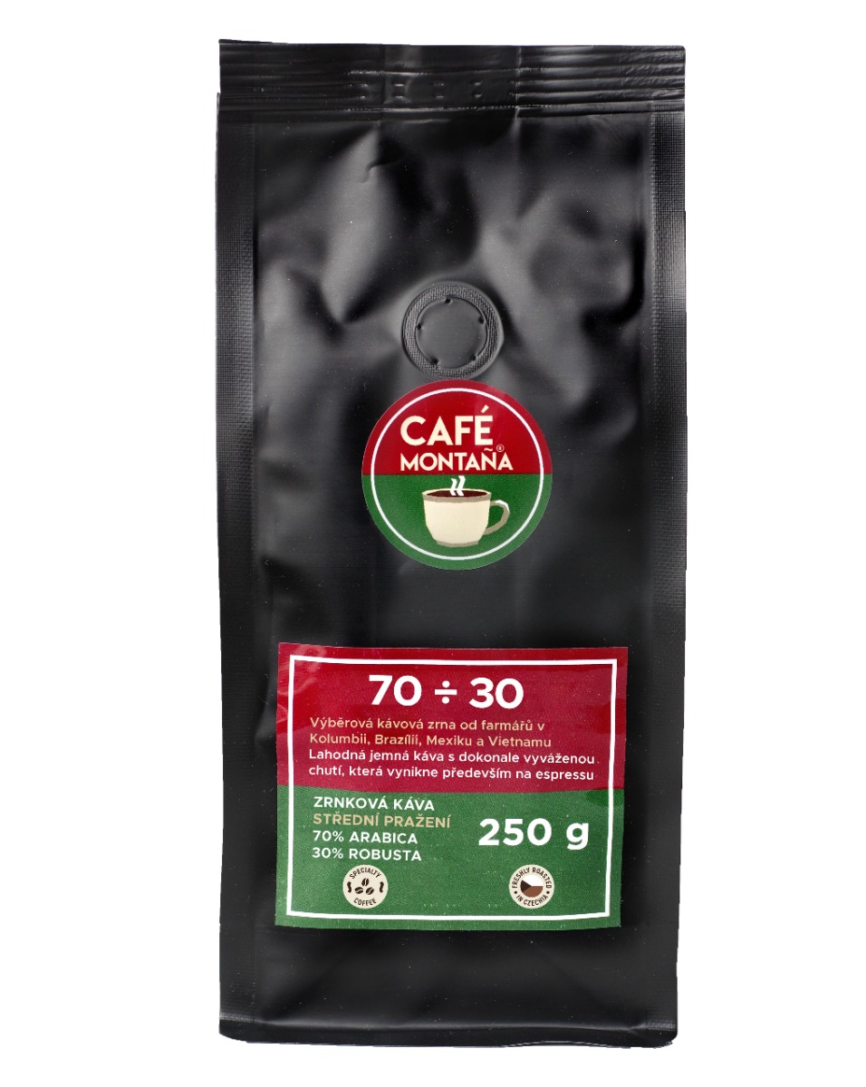 Café Montana Espresso směs zrnková káva 250 g Café Montana