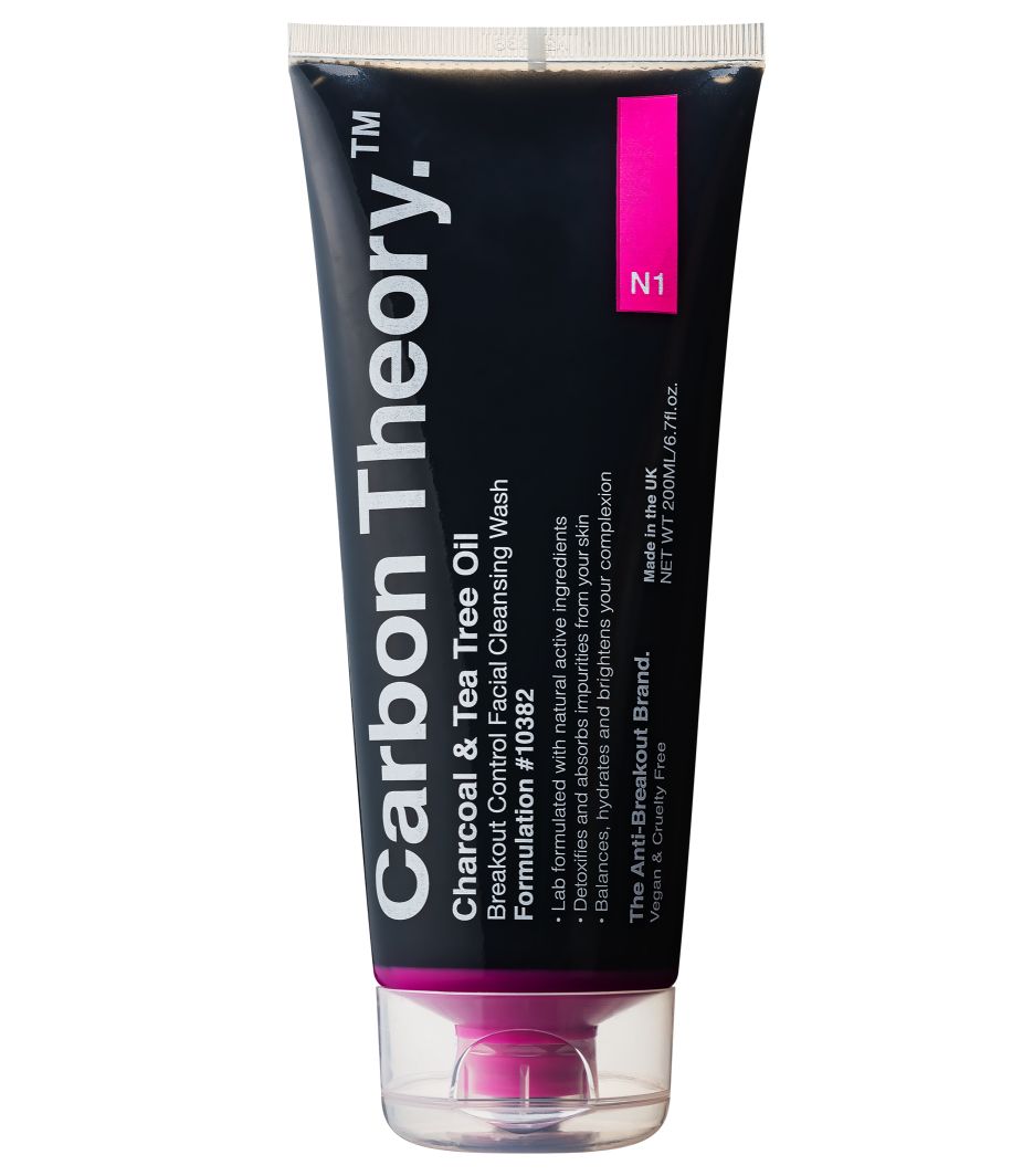 Carbon Theory Charcoal Facial Cleansing Wash čisticí gel 200 ml Carbon Theory