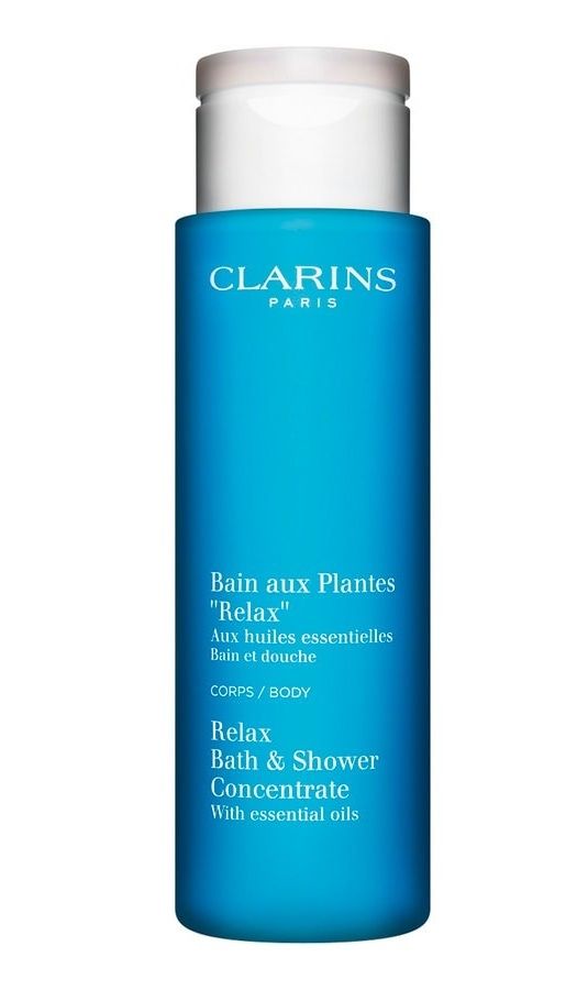 Clarins Relax Bath & Shower Concentrate sprchový a koupelový gel s esenciálními oleji 200 ml Clarins