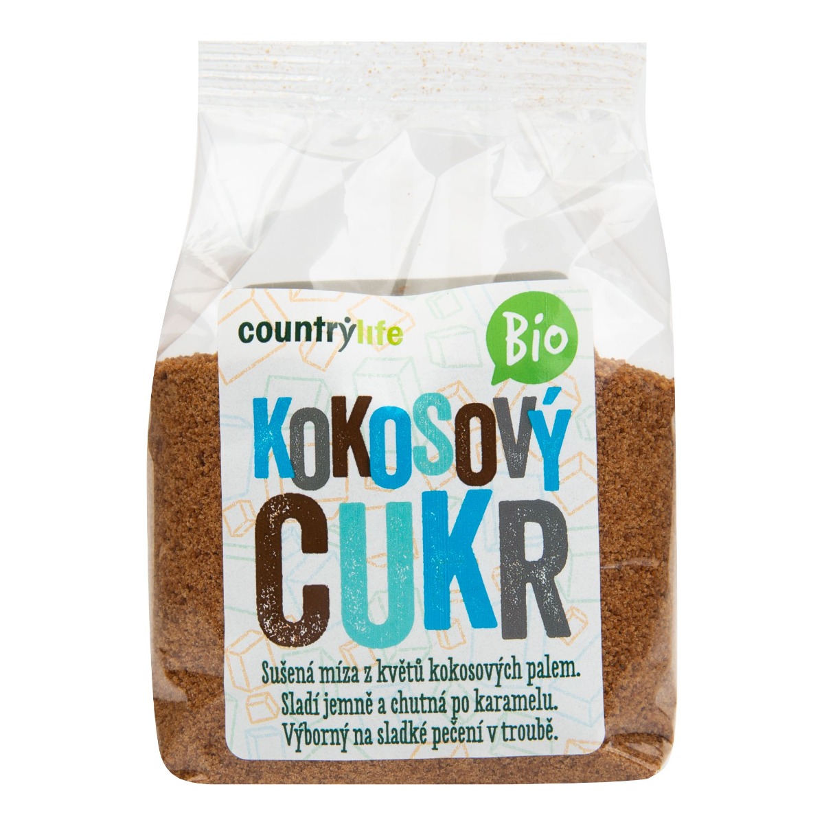 Country Life Cukr kokosový BIO 250 g Country Life