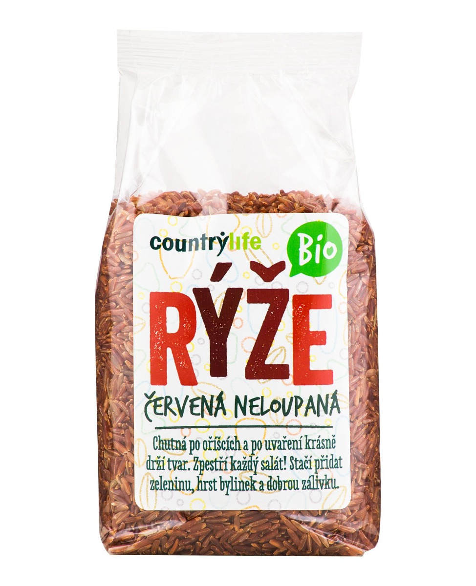 Country Life Rýže červená neloupaná BIO 500 g Country Life