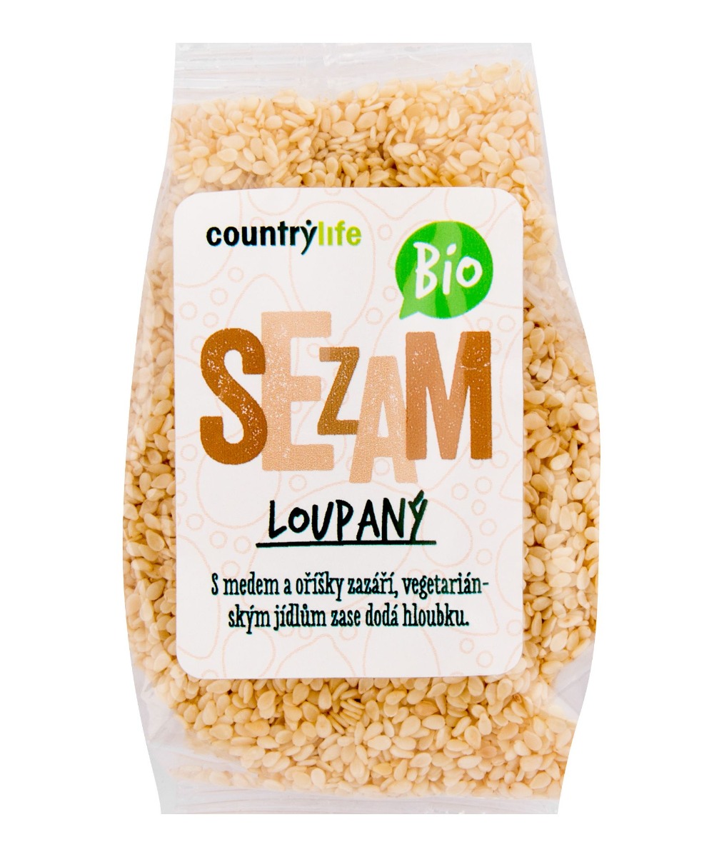 Country Life Sezam loupaný BIO 100 g Country Life