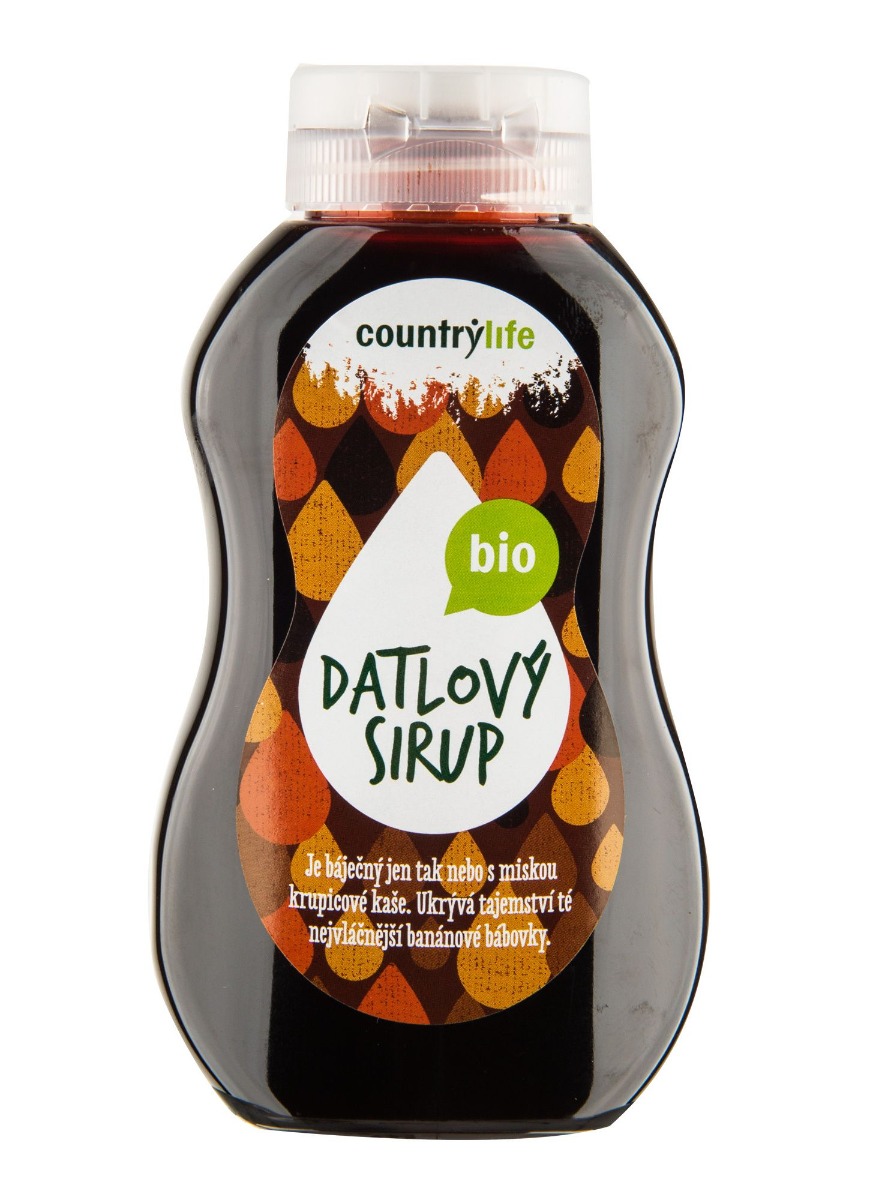 Country Life Sirup datlový BIO 250 ml Country Life