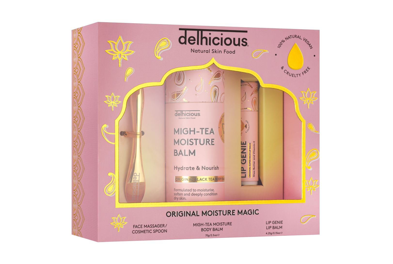 Delhicious Magic Moisture Gift Set dárková sada 3 ks Delhicious