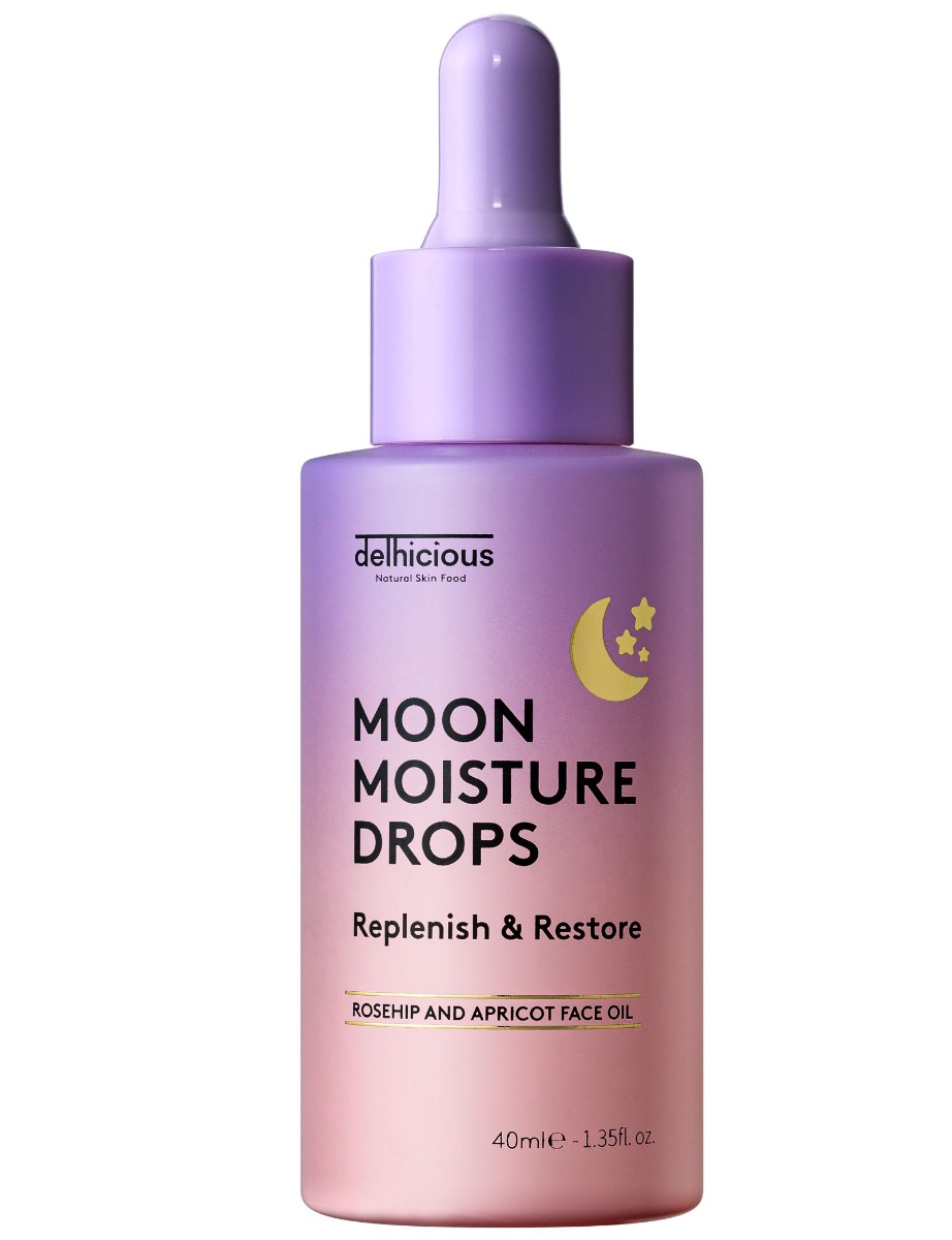 Delhicious Moon Moisture Drops pleťový olej 40 ml Delhicious