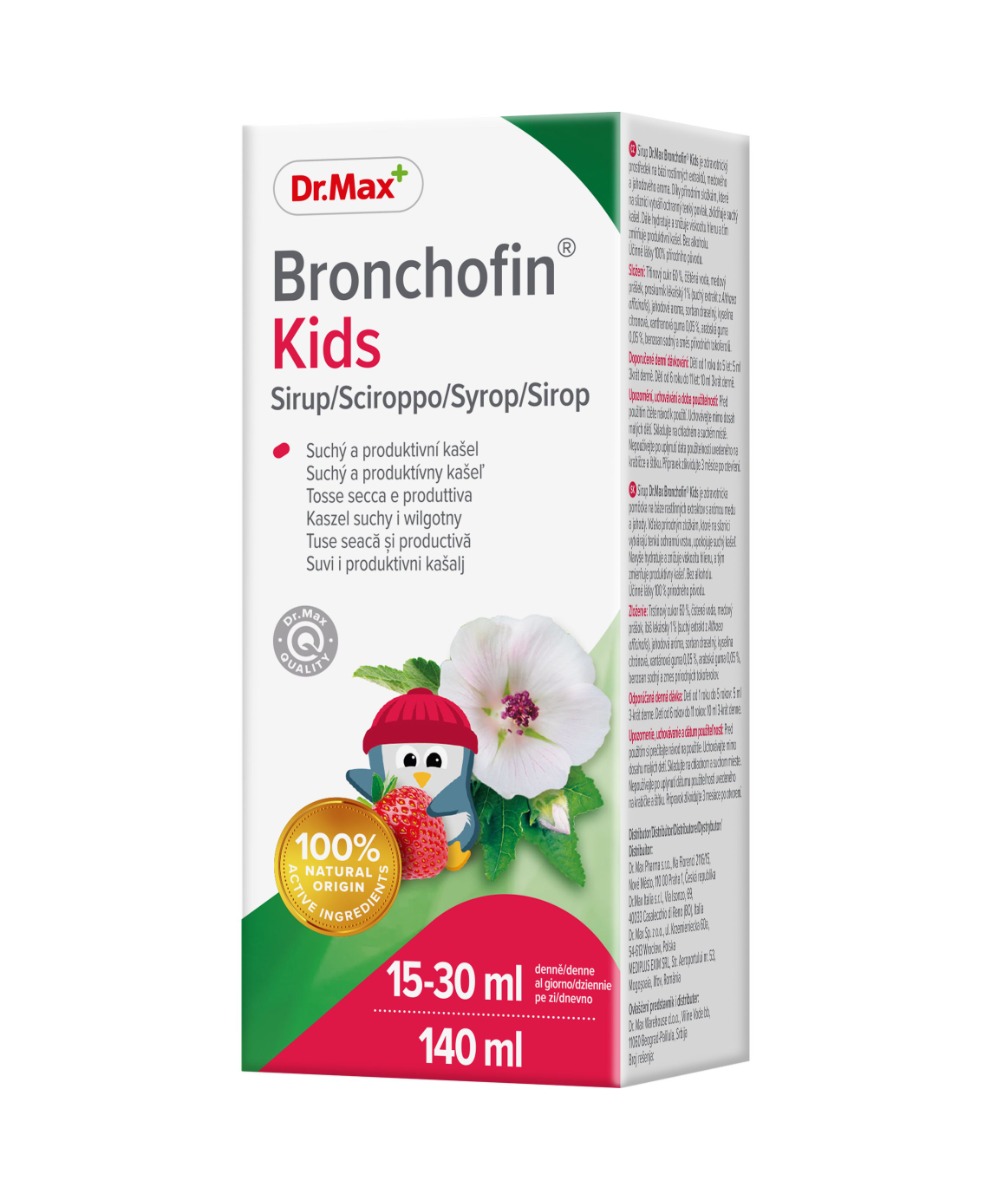 Dr. Max Bronchofin Kids sirup 140 ml Dr. Max