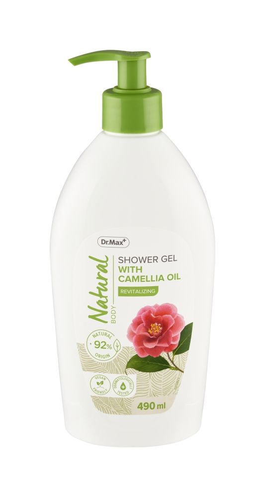 Dr. Max Natural Sprchový gel s olejem z kamélie 490 ml Dr. Max