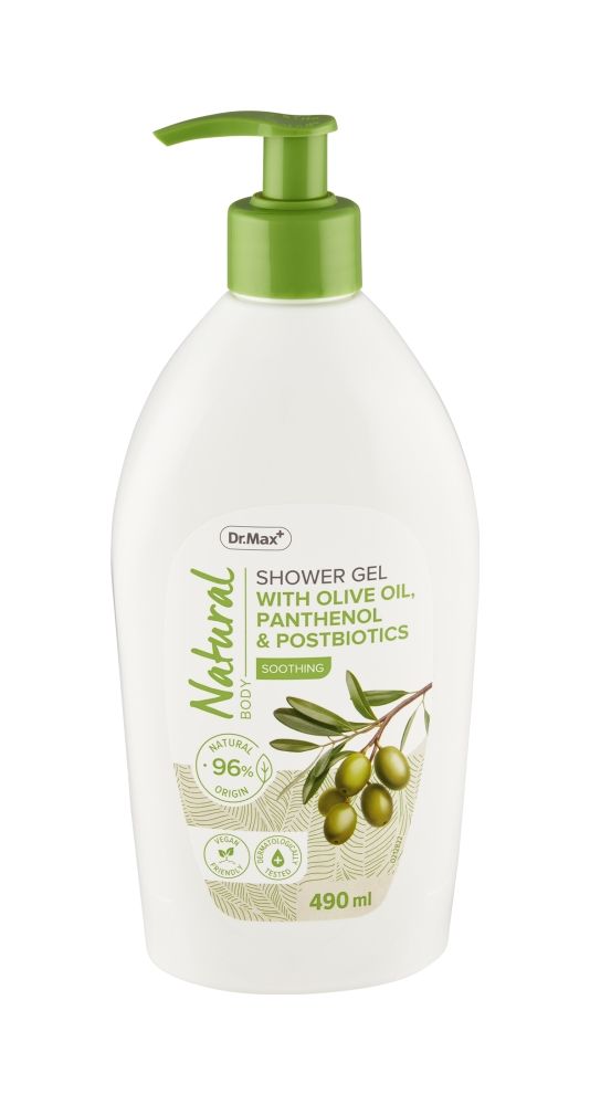 Dr. Max Natural Sprchový gel s olivovým olejem 490 ml Dr. Max