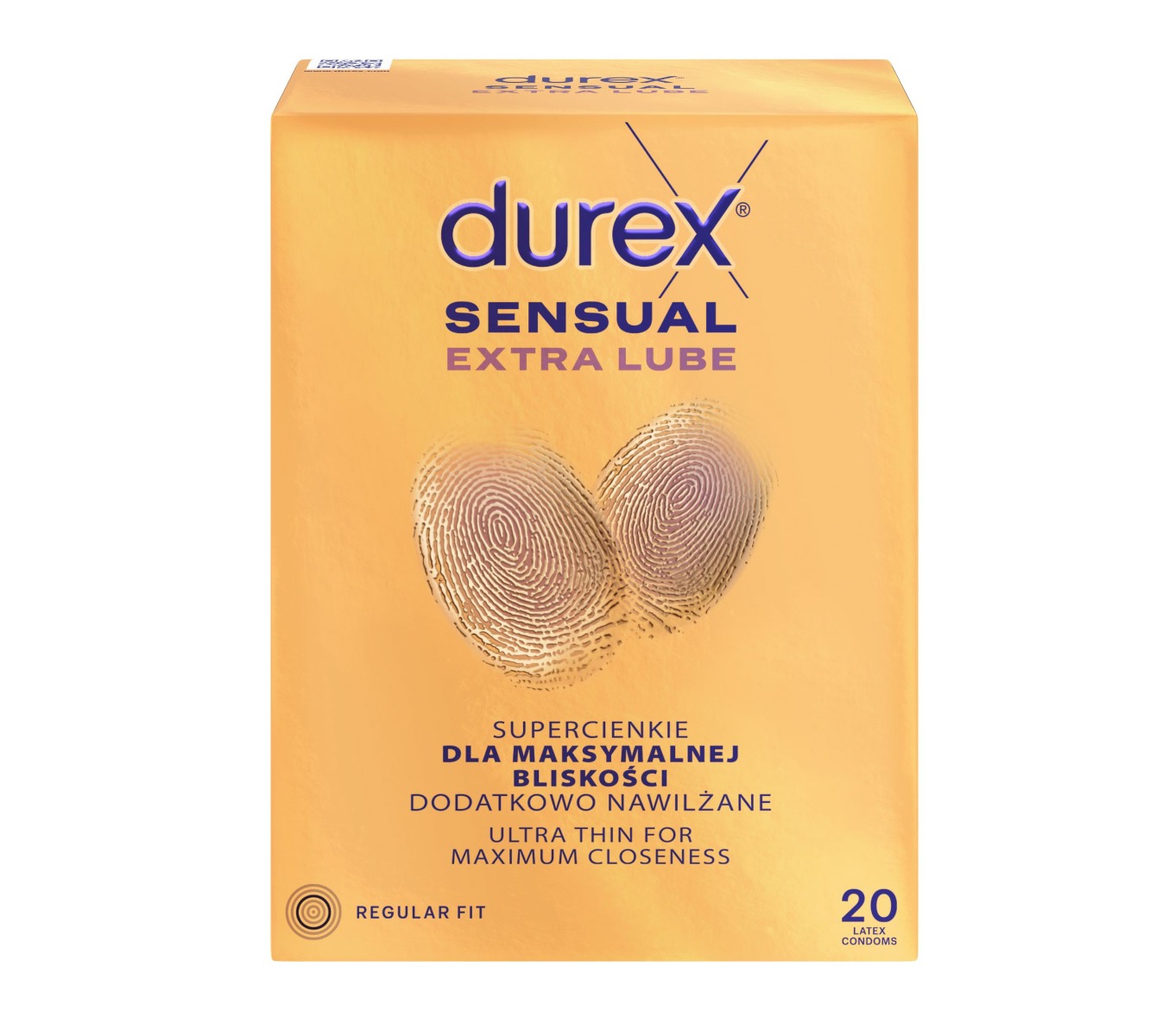 Durex Sensual Extra Lube kondomy 20 ks Durex