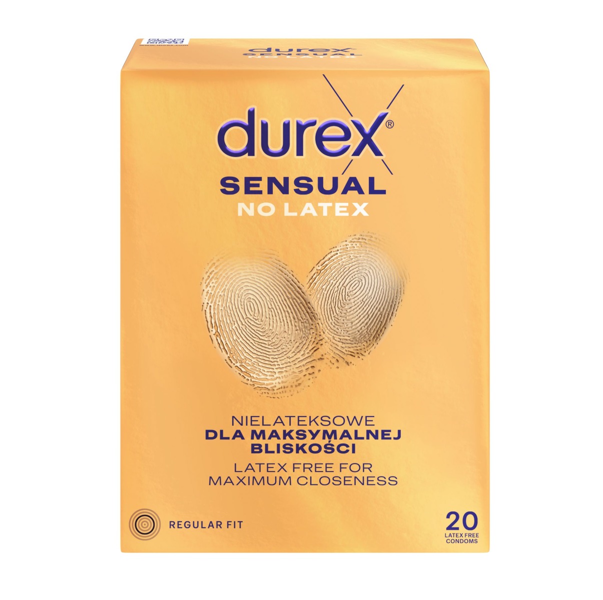 Durex Sensual No Latex kondomy 20 ks Durex