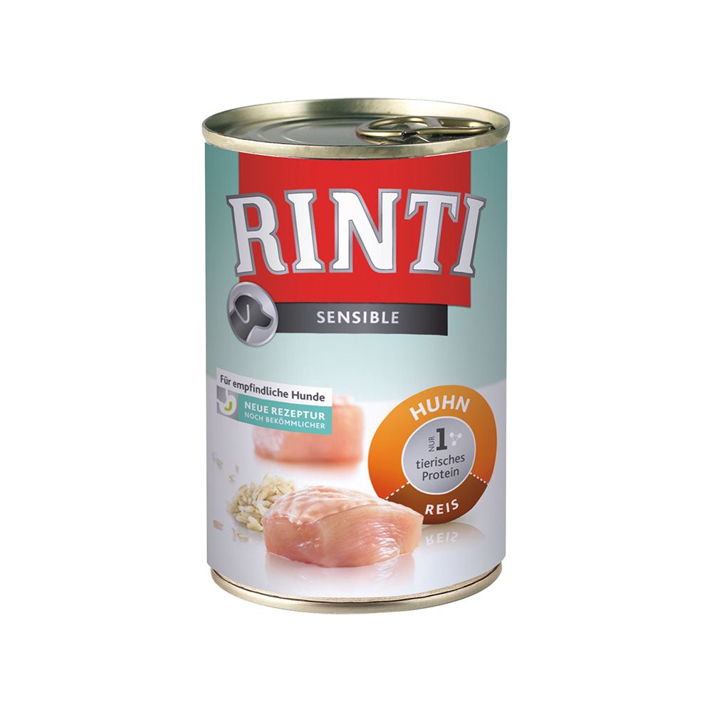 Finnern Rinti Sensible kuře a rýže konzerva 400 g Finnern Rinti