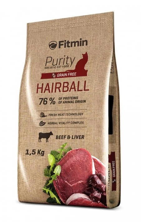 Fitmin Purity Hairball krmivo pro kočky 1