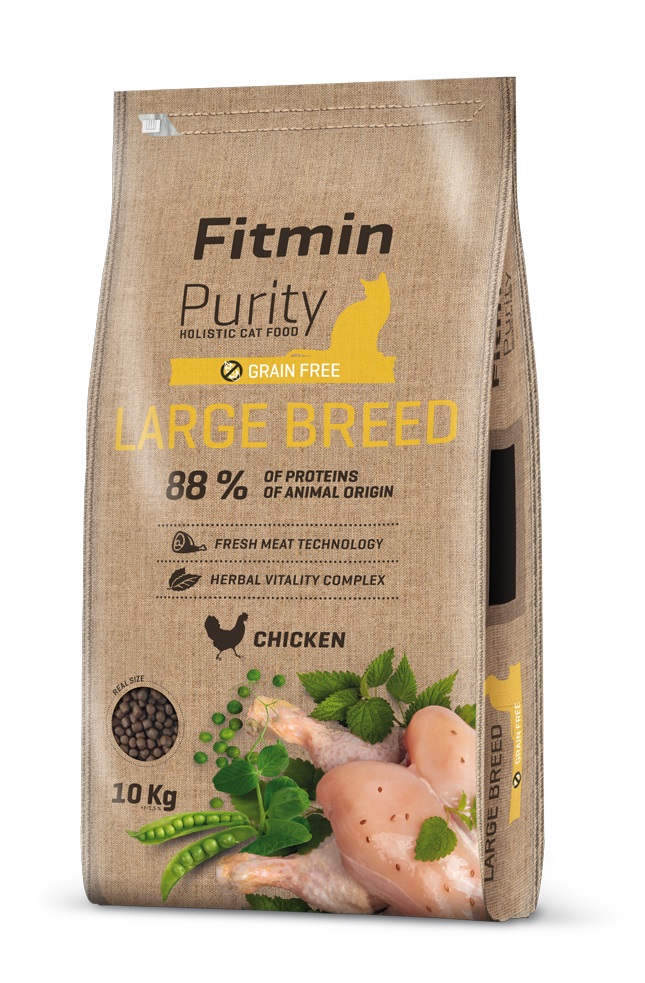 Fitmin Purity Large Breed krmivo pro velké kočky 10 kg Fitmin