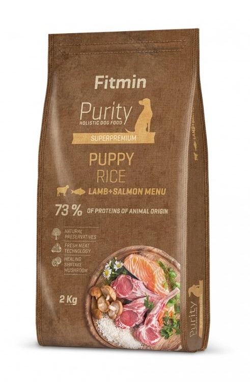 Fitmin Purity Puppy Rice Lamb&Salmon krmivo pro štěňata 2 kg Fitmin