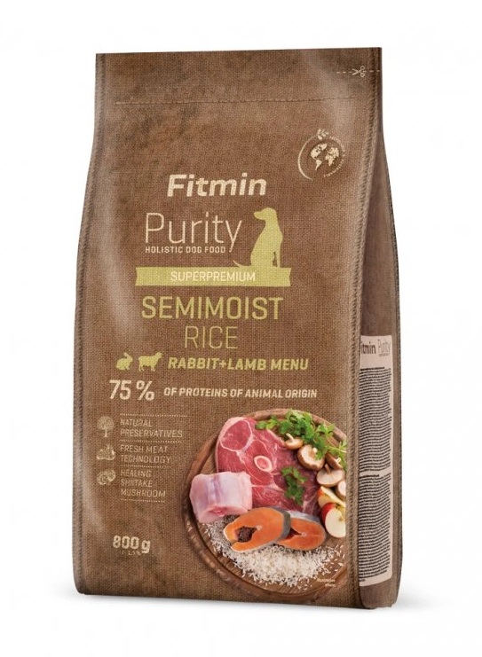 Fitmin Purity Semimoist Rabbit&Lamb krmivo pro psy 800 g Fitmin