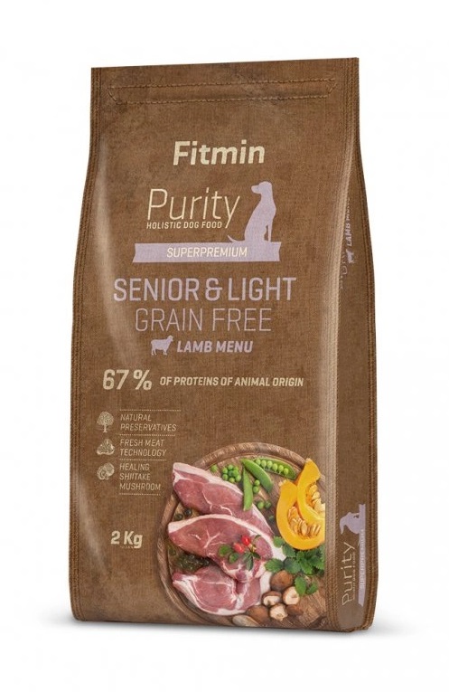 Fitmin Purity Senior&Light Grain Free Lamb krmivo pro psy 2 kg Fitmin