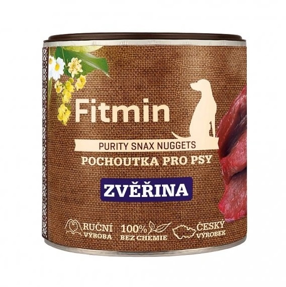 Fitmin Purity Snax Nuggets Zvěřina pochoutka pro psy 180 g Fitmin