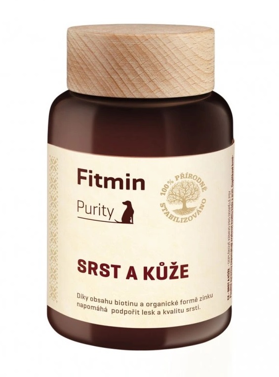 Fitmin Purity Srst a kůže doplněk pro psy 160 g Fitmin