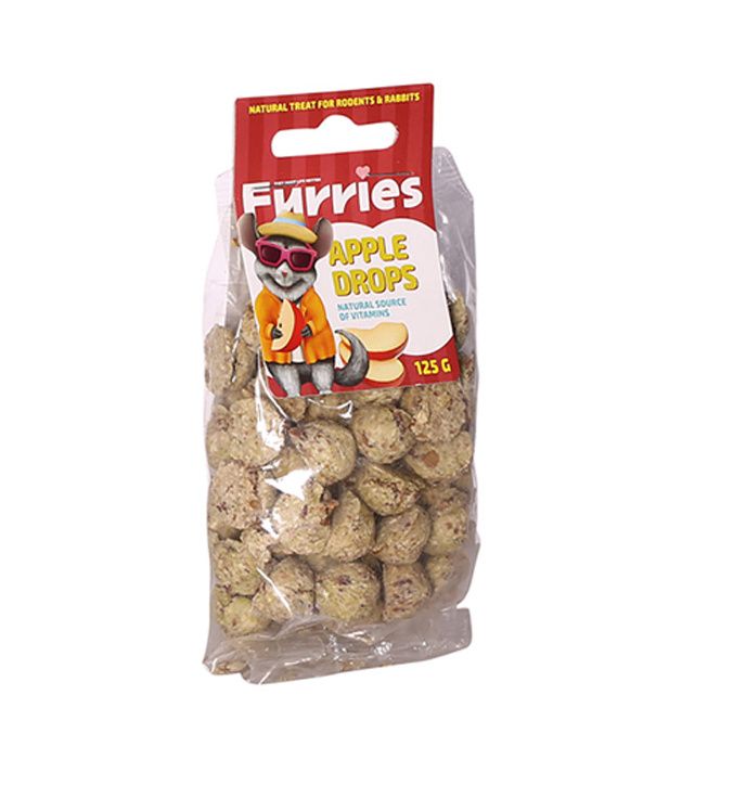 Furries Bezobilné pamlsky jablko 125 g Furries