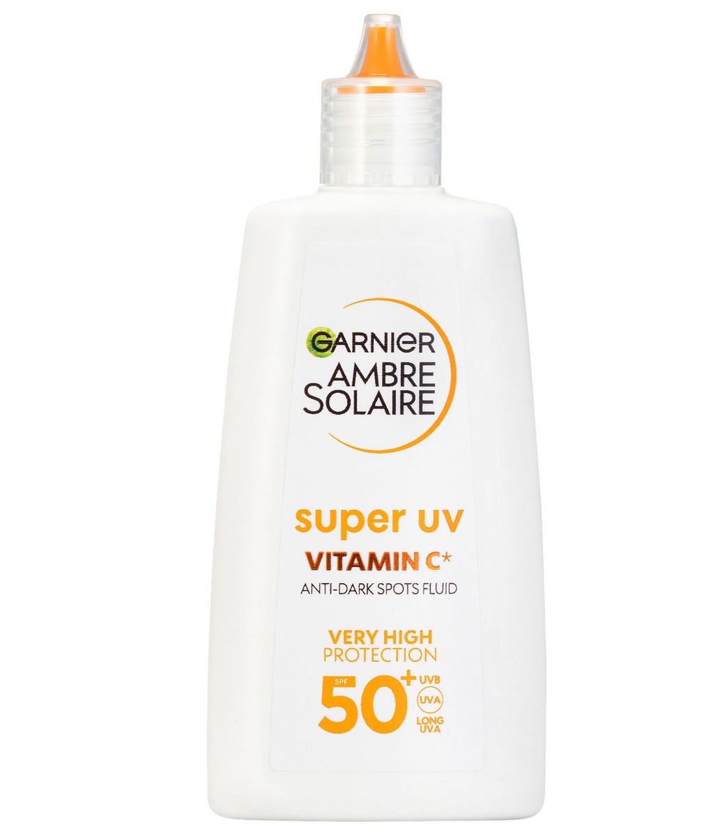 Garnier Ambre Solaire Super UV SPF50+ denní fluid proti tmavým skvrnám 40 ml Garnier