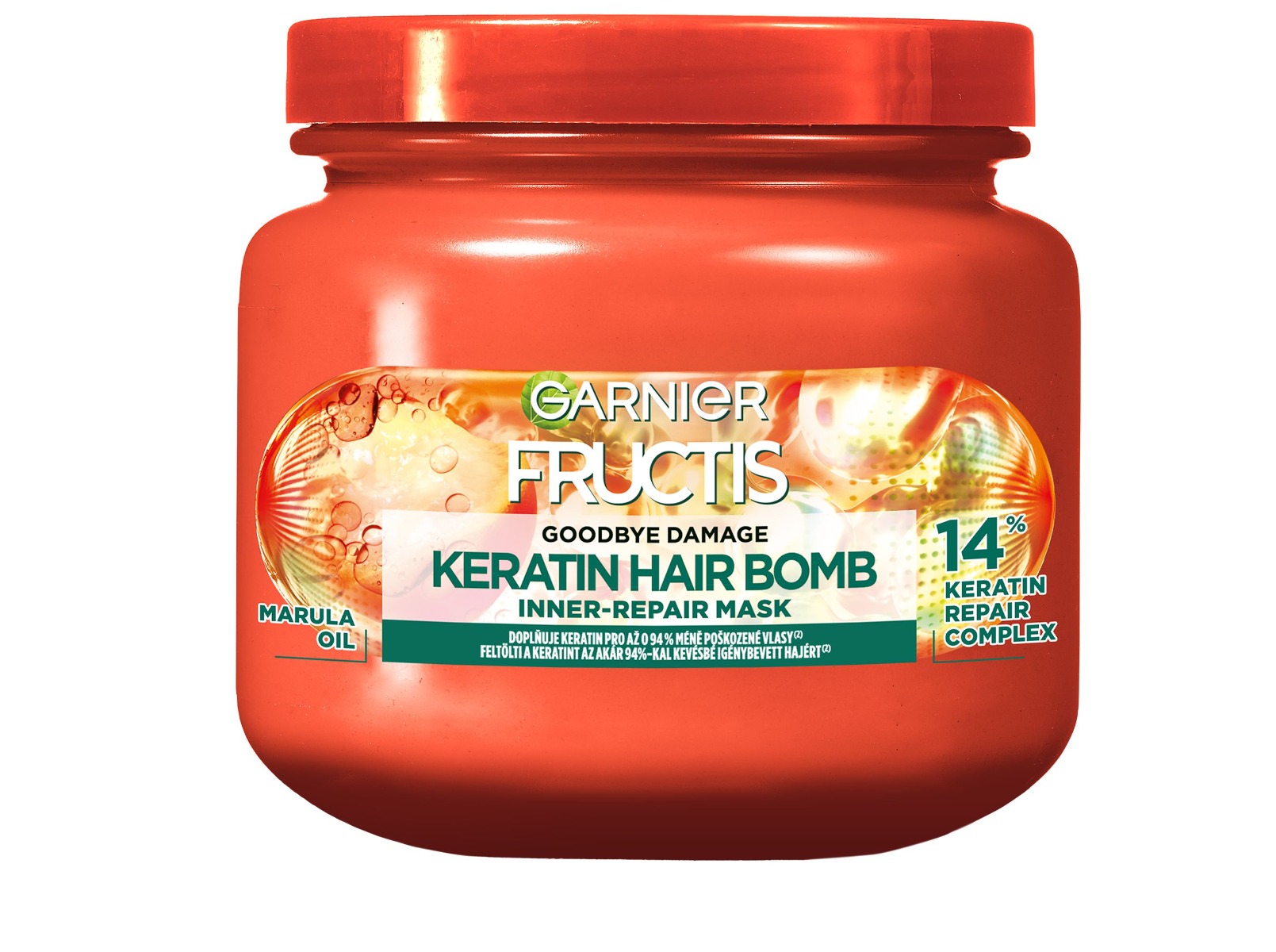 Garnier Fructis Goodbye Damage Keratin Hair Bomb maska na vlasy 320 ml Garnier