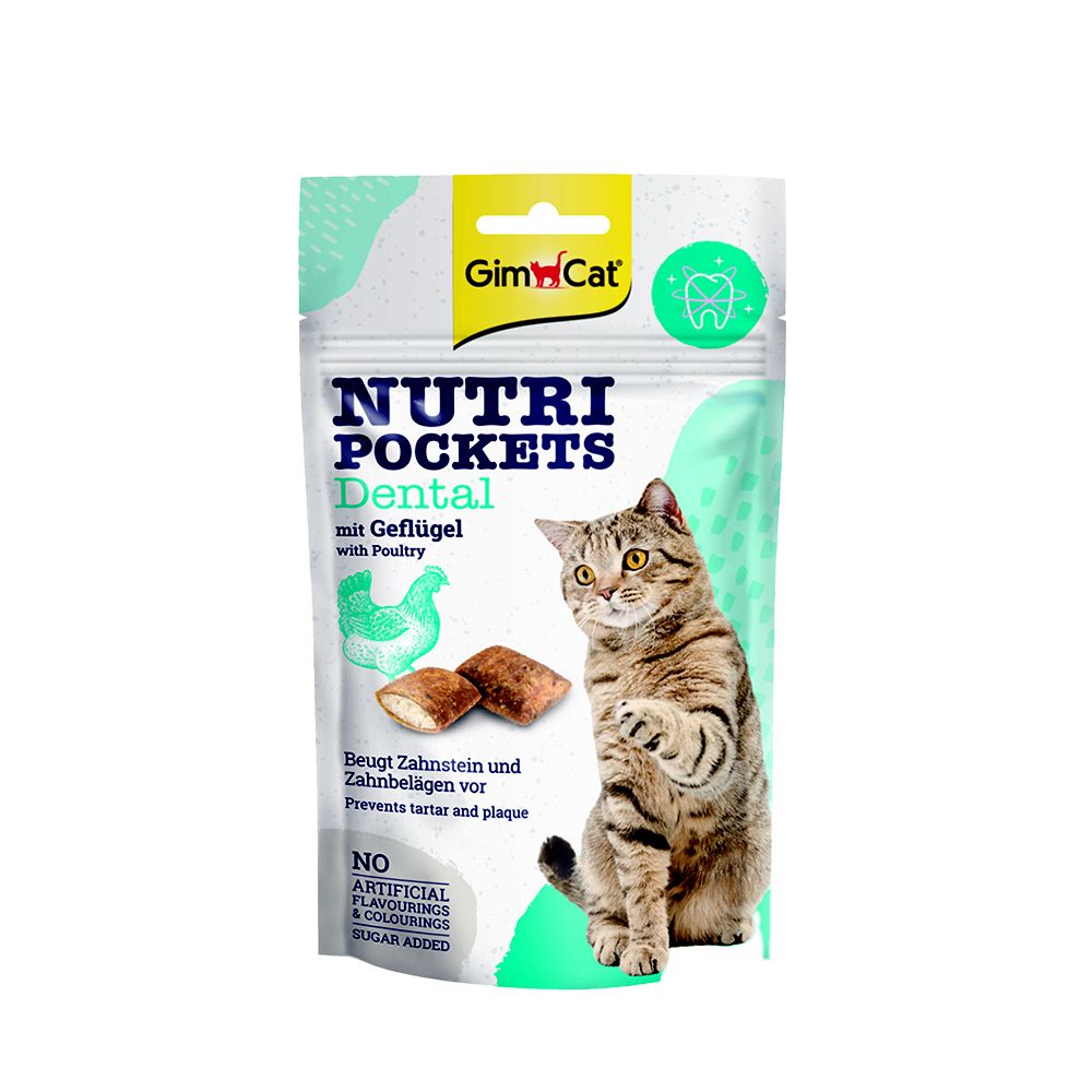 GimCat Nutri pockets dentální 60 g GimCat