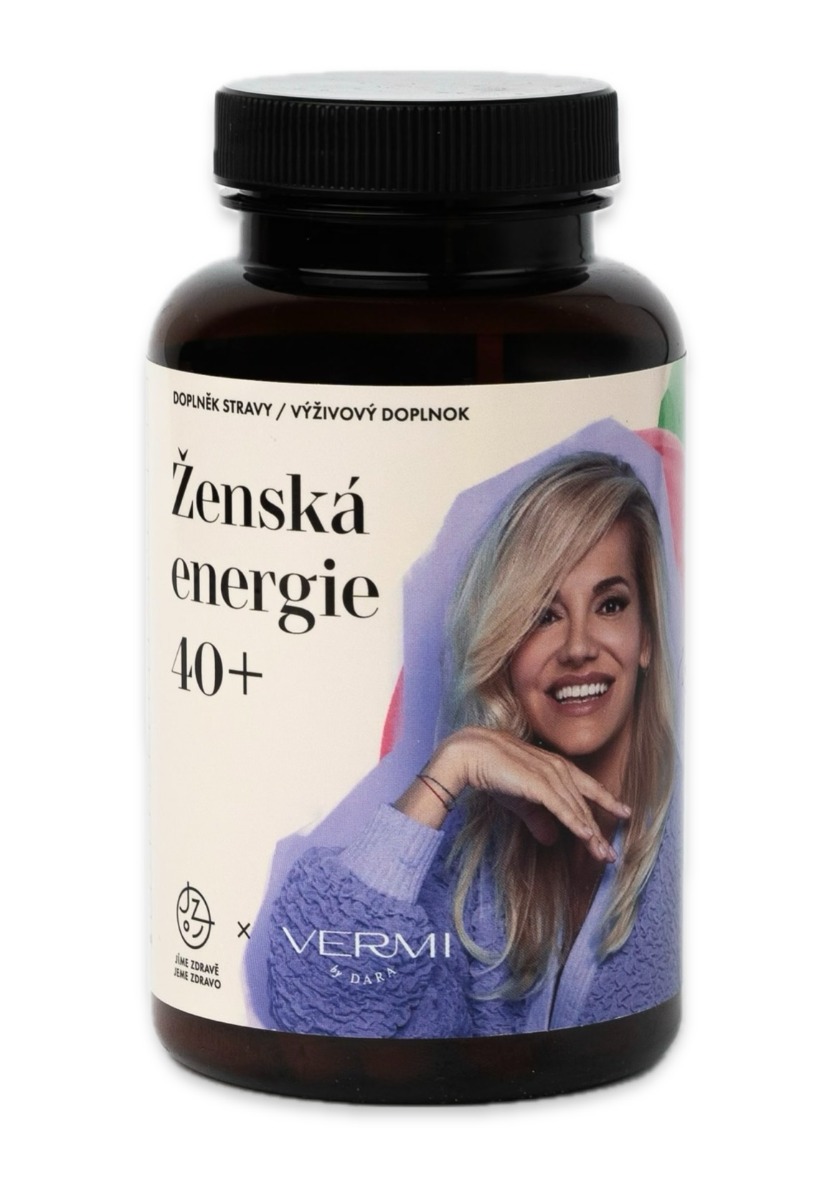 Jíme zdravě VERMI by Dara Ženská energie 40+ 90 kapslí Jíme zdravě