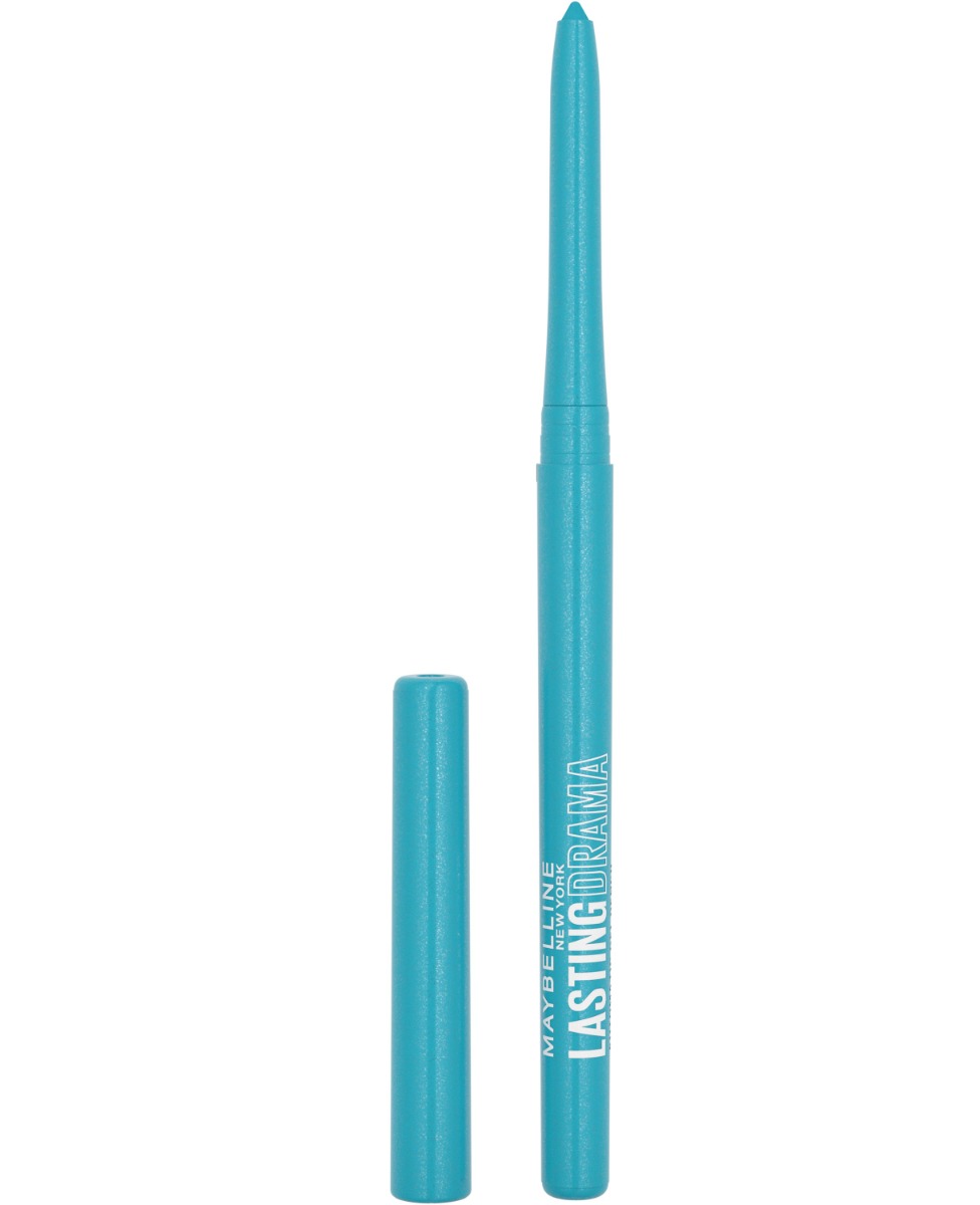 Maybelline Eye Studio Lasting Drama 60 Breezy Blue gelová tužka na oči 1 ks Maybelline