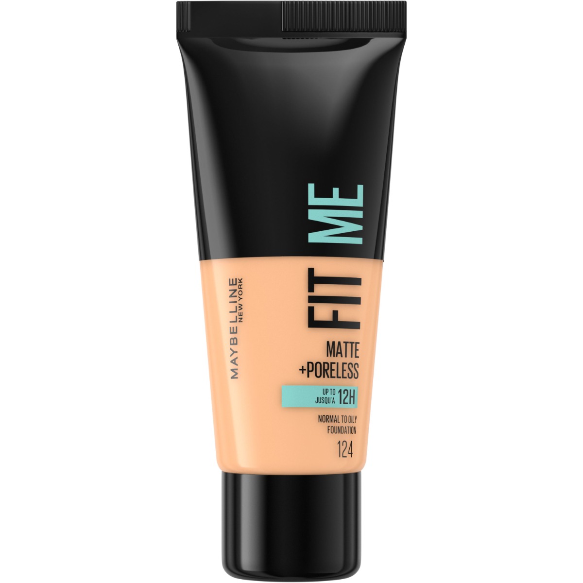 Maybelline Fit me Matte + Poreless odstín 124 make-up 30 ml Maybelline