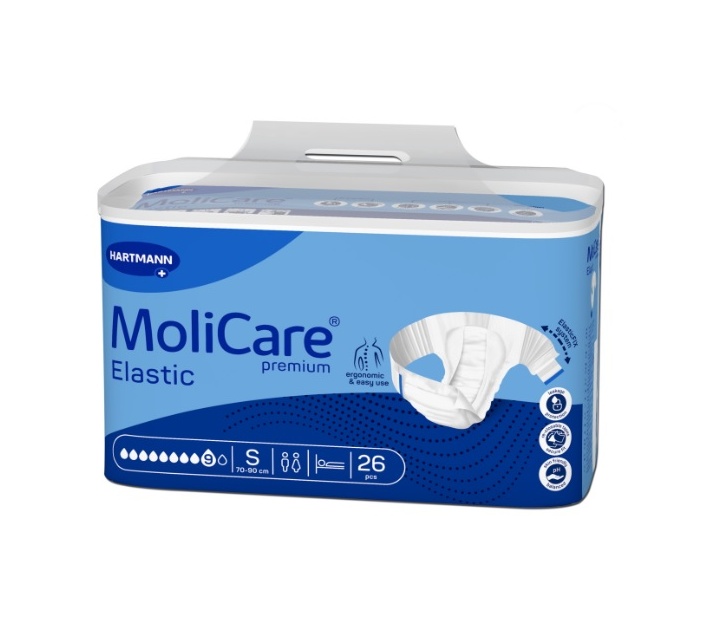 MoliCare Elastic 9 kapek vel. S zalepovací inkontinenční kalhotky 26 ks MoliCare