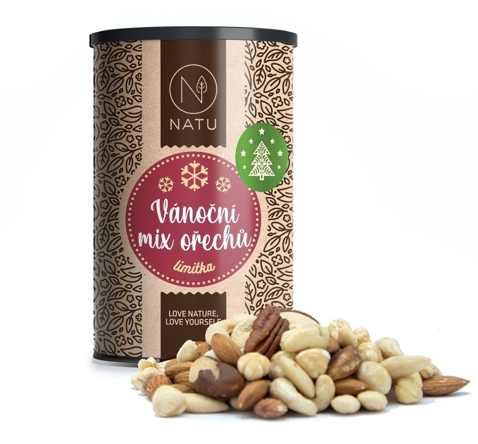 NATU Vánoční mix ořechů 500 g NATU