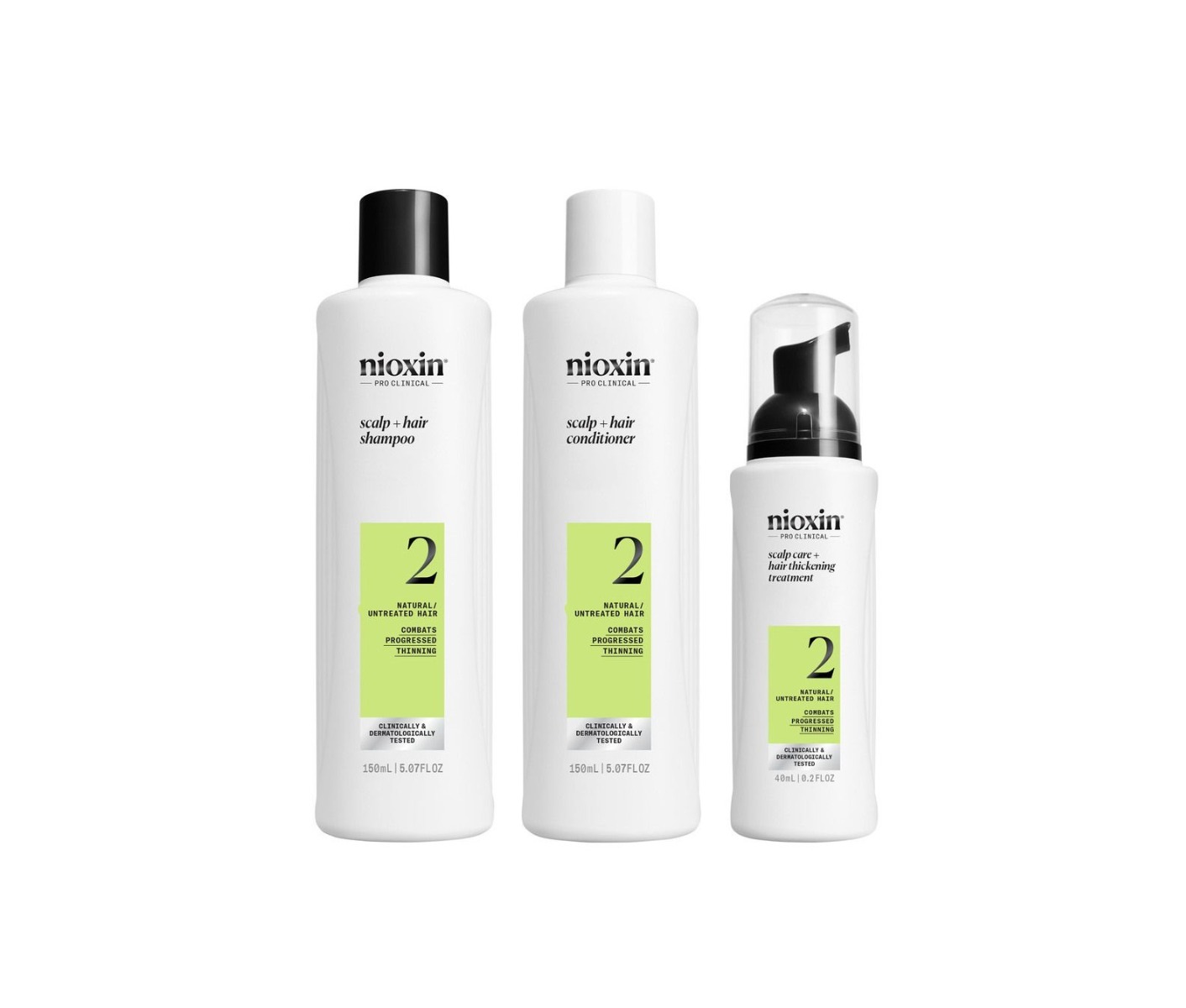 NIOXIN System 2 Scalp and Hair sada na vlasy se sklonem k vypadávání 3 ks NIOXIN