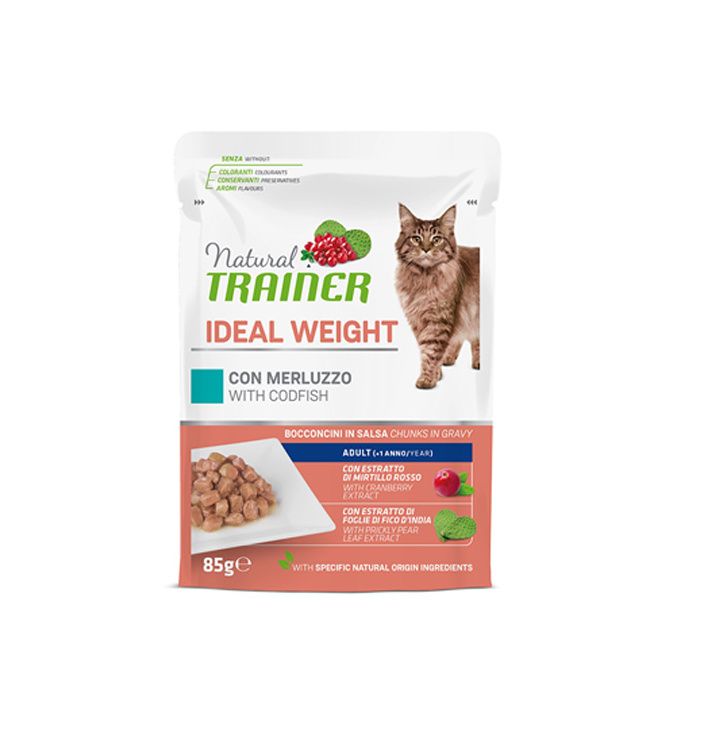 Natural Trainer Ideal weight treska kapsička 85 g Natural Trainer