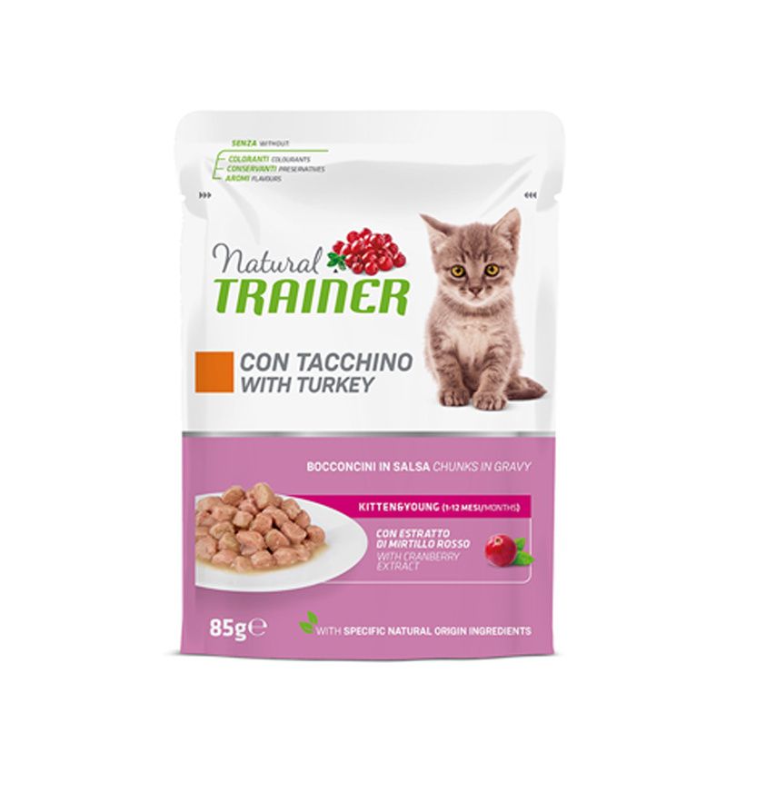 Natural Trainer Kitten&young krocan kapsička 85 g Natural Trainer